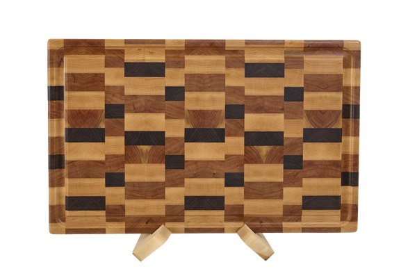 Mixed Hardwood End Grain Cutting Board