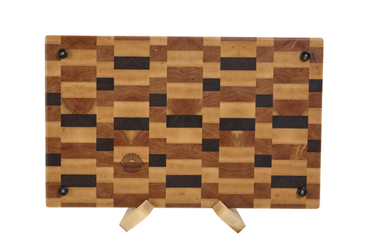 Mixed Hardwood End Grain Cutting Board
