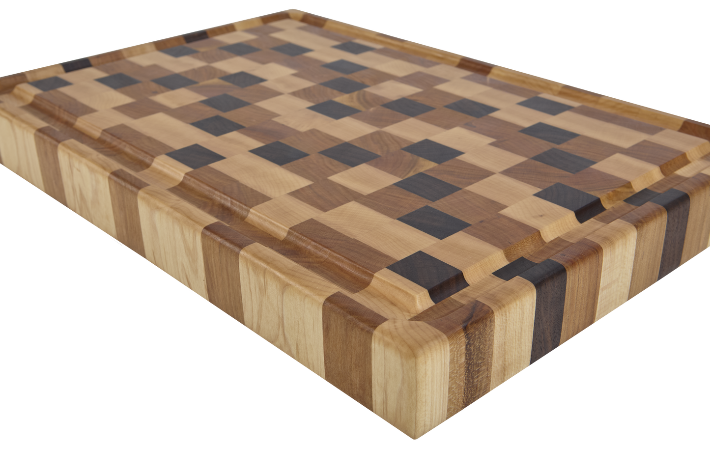 Mixed Hardwood End Grain Cutting Board