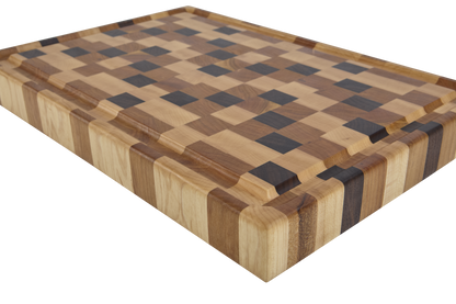 Mixed Hardwood End Grain Cutting Board